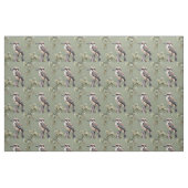 Tissu Kookaburra Et Eucalyptus Fleurs, (Fat Quarter)