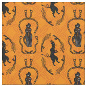 Tissu krampus en orange (Fermer)