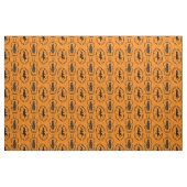 Tissu krampus en orange (Fat Quarter)