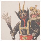 Tissu Krampus enlève des enfants avec une badine (Échantillon)