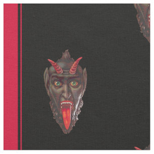 Tissu Krampus rayé
