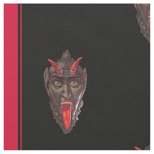 Tissu Krampus rayé (Fermer)
