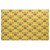 tissu kwanzaa jaune (Fat Quarter)