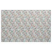 Tissu l o v e LOVE blanc (Yard)
