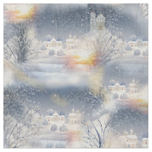 Tissu La chaleur du soleil en hiver
