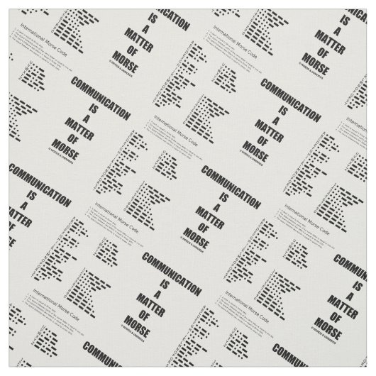 Tissu La communication est une question d'humour de code (Échantillon)