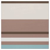 Tissu La conception de Stripey brunit la crème bleue et (Échantillon)