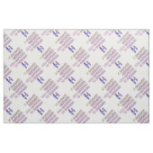 Tissu La créativité est permutations combinatoires (Fat Quarter)