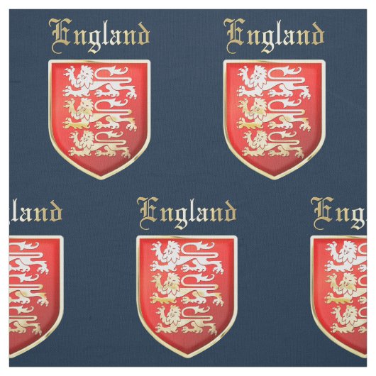 Tissu La crête royale du roi Richard Ier d'Angleterre (Échantillon)