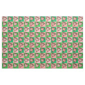 Tissu la différence entre l'impression chien et bois de (Fat Quarter)