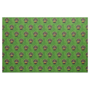 Tissu La dinde fière de SlipperyJoe mange du jambon roug