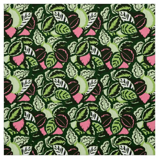 Tissu La jungle de Calathea (Échantillon)