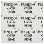 Tissu La liberté face à la peur (Échantillon)