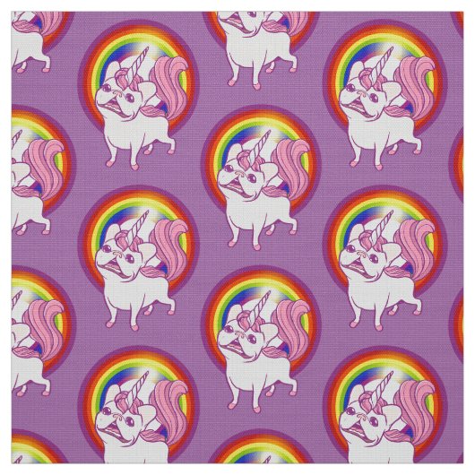 Tissu La licorne Frenchie (Échantillon)