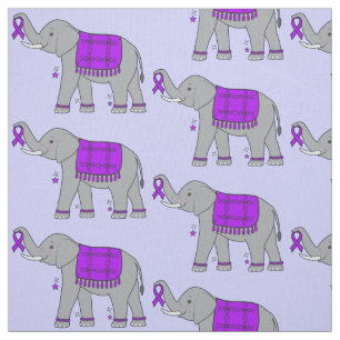 Tissu La maladie d'Alzheimer Eléphant de la sensibilisa