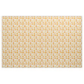 Tissu La plage orange Shell modèlent (Yard)