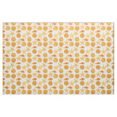 Tissu La plage orange Shell modèlent (Fat Quarter)