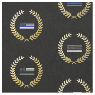 Tissu La police de guirlande d'or diminue