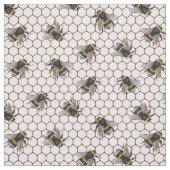 Tissu La ruche d'abeilles est blanche. Insecte des bourd (Échantillon)