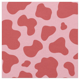 Tissu La Saint-Valentin occidentale impression vache cow