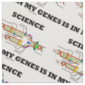 Tissu La Science est dans ma reproduction d'ADN de gènes (Fermer)