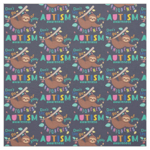 Tissu La sensibilisation sur l'autisme ne laisse pas tom