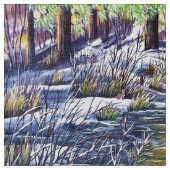 Tissu La structure de l'automne du ruisseau (Fermer)