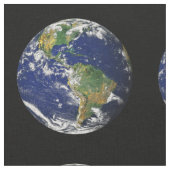 Tissu La terre de planète (Fermer)