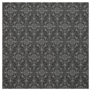 Tissu La troisième géométrie sacrée dimensionnelle