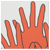 Tissu La vague rouge (fermé)