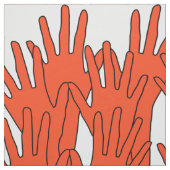 Tissu La vague rouge (Échantillon)