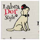 Tissu Labrador jaune élégant (Fermer)