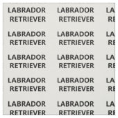 Tissu labrador retriever (Échantillon)