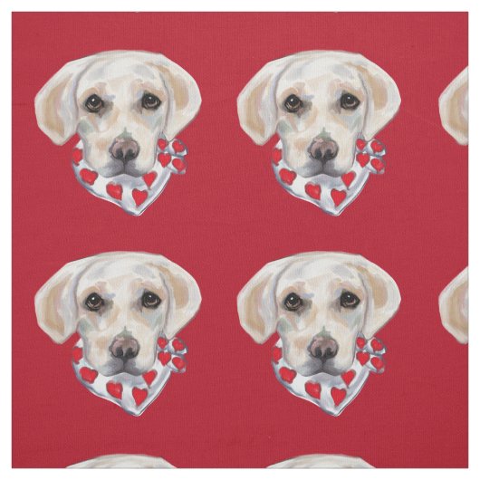 TISSU LABRADOR RETRIEVER BLANC (Échantillon)