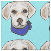 TISSU LABRADOR RETRIEVER BLANC (fermé)