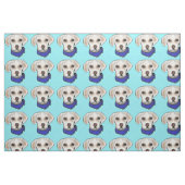 TISSU LABRADOR RETRIEVER BLANC (Fat Quarter)