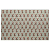 Tissu Labrador Retriever Chocolat Chien  (Yard)