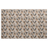 Tissu L'abstraction grise et brune. (Yard)