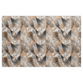 Tissu L'abstraction grise et brune. (Fat Quarter)