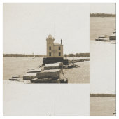 Tissu Lac Erie Lighthouse (Fermer)