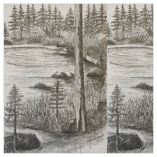 Tissu Lac Olive (Échantillon)