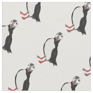 Tissu Lady Puffin Fabric