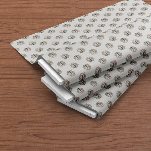 Tissu Ladybug Pink Vert Pays Chic Motif Floral