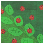 Tissu Ladybug Whimsey 3D Folk Art 3 (Fermer)