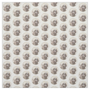 Tissu Lagotto Romagnolo Peinture - Cute Original Dog Art
