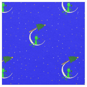 Tissu laide alien de Noël xmas lune