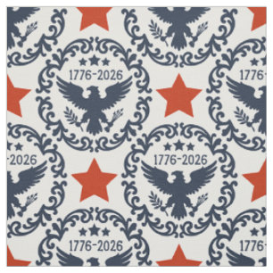 Tissu L'aigle et les étoiles rouges de l'héritage des 25
