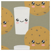 Tissu Lait et biscuit (Fermer)