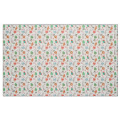 Tissu Lait et biscuits de Noël (Fat Quarter)