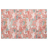 Tissu Lama dans des jungles de cactus (Fat Quarter)